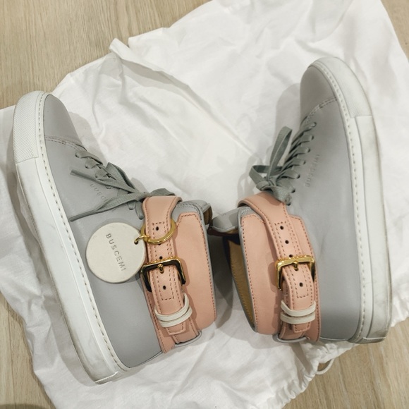 Buscemi Womens 100mm Tassel fashion colorblock leather Sneaker